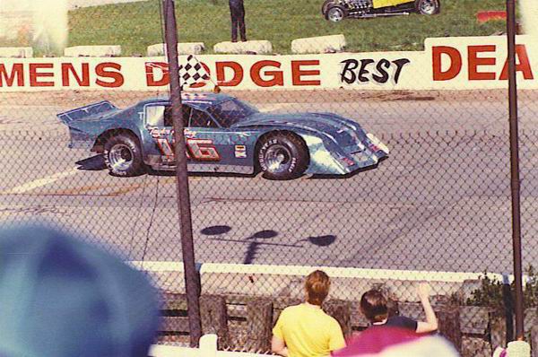 Mt. Clemens Race Track - Jack Varney Driving Al Taylor Car (newer photo)
